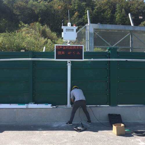 厂商供应价工地施工噪声预警系统噪声测量LED大屏显示实时数据