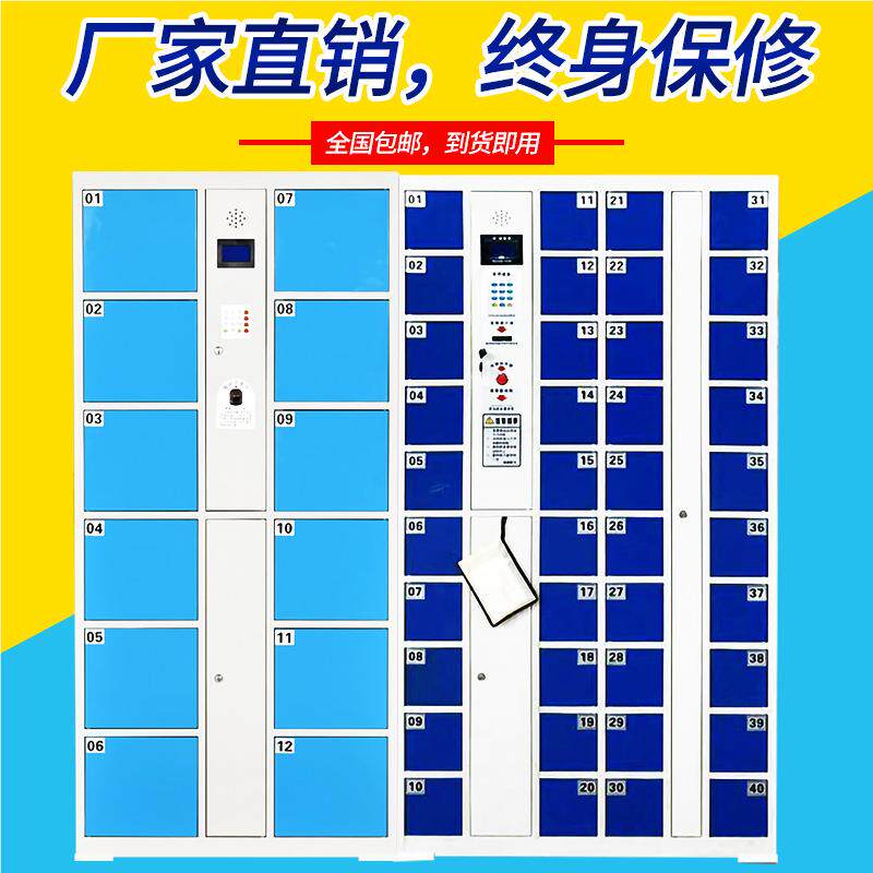 电子存包柜超市柜商纹JSJ-029场条码投币柜指智能储柜物红外线条
