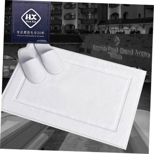 Hotel household bathroom floor mat cotton towel浴室地巾地垫