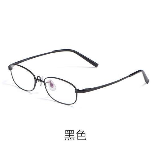 新款复古小脸型框男女款潮可眼镜配高度数超小脸型框架轻纯钛超防