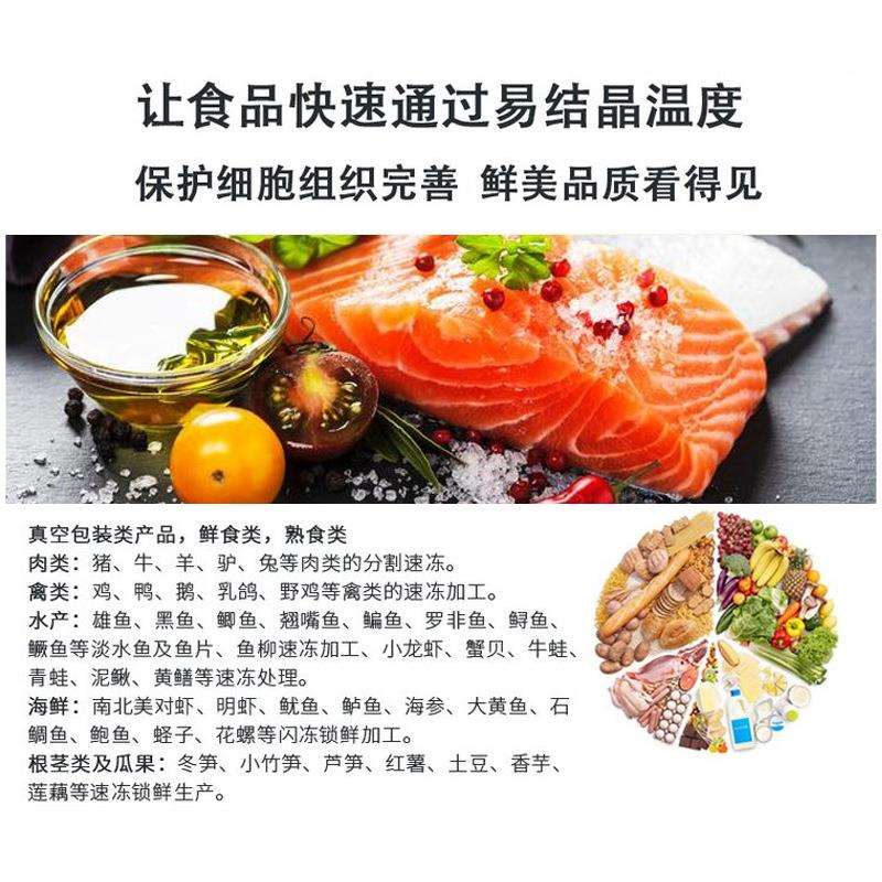 水果鲜肉650氮速冻柜小龙虾鱼液虾生鲜海鲜超温急速冷冻机设低备