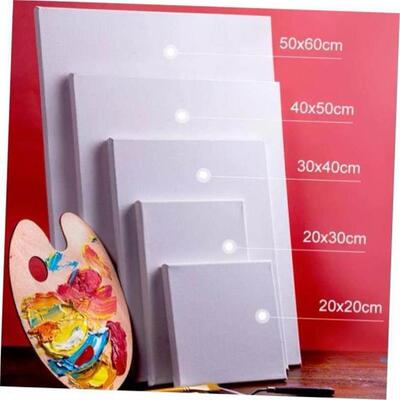 painting canvas blank pane square mounted Art Cotton flax画