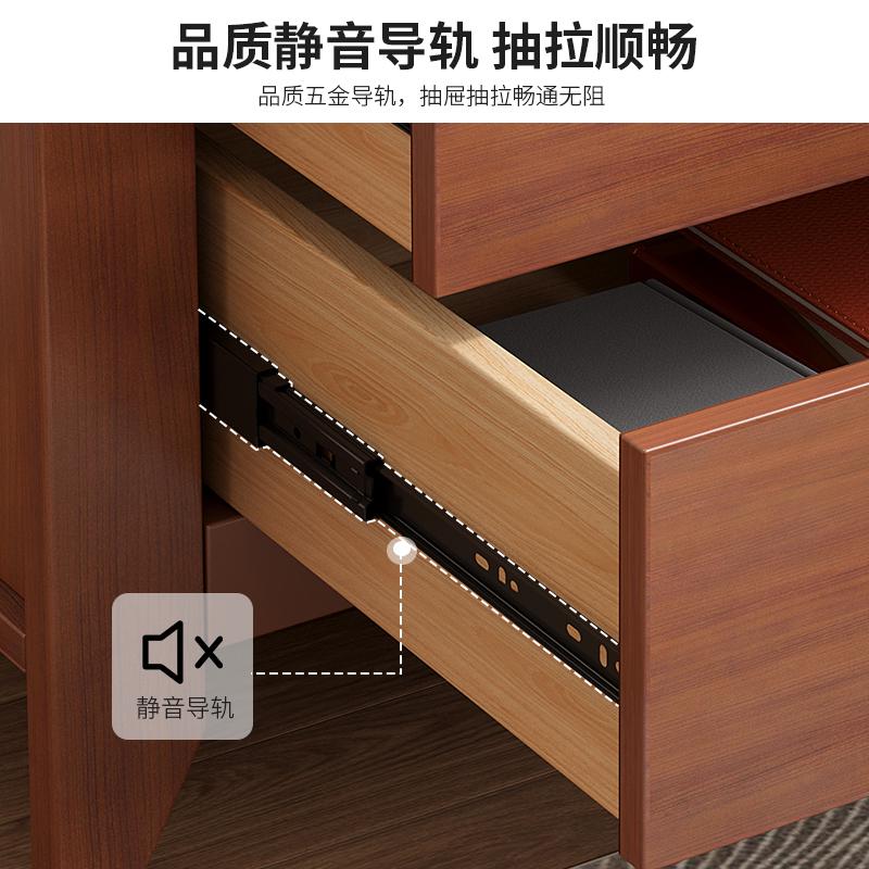 床头柜实木简约超窄收纳柜卧室床边柜出租屋落地简易储物柜带锁