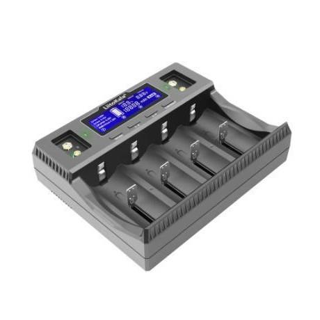 LiitoKala Lii-D4XL 带车充 3.2V/3.7V/1.2V/9V电池 4槽 充电器