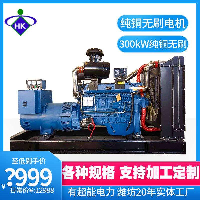 300千瓦柴油发电机组200/400/500KW 工地养殖用发电机350kw静音箱