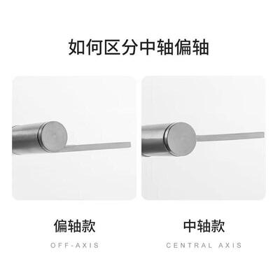 偏轴304子母铰炼免钻孔轴承4寸5寸铰炼静音加厚房门室内门合折页