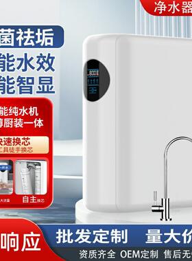 智能tds显示厨下式净水器RO反渗透600G家用直饮自来水过滤器直饮