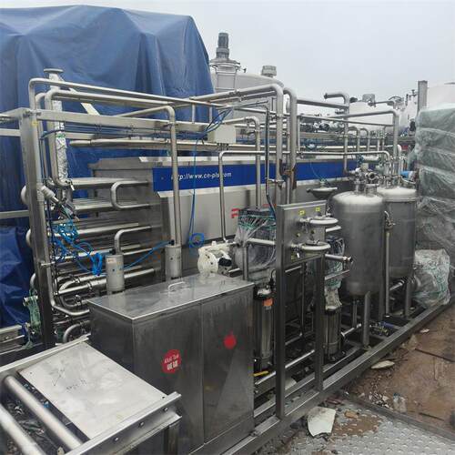 二手管式杀菌机UHT牛奶超高温消毒设备 二手全自动果汁灭菌机