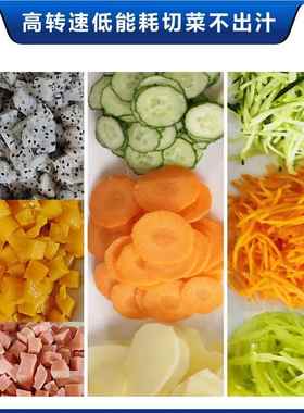 ASAI丁切丁机商用电丝878动小型切粒机萝卜黄瓜切土豆片切菜K机切