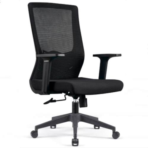 公办转椅双层布职员网办公椅人体工学电MCA-857脑公椅活动头枕旋