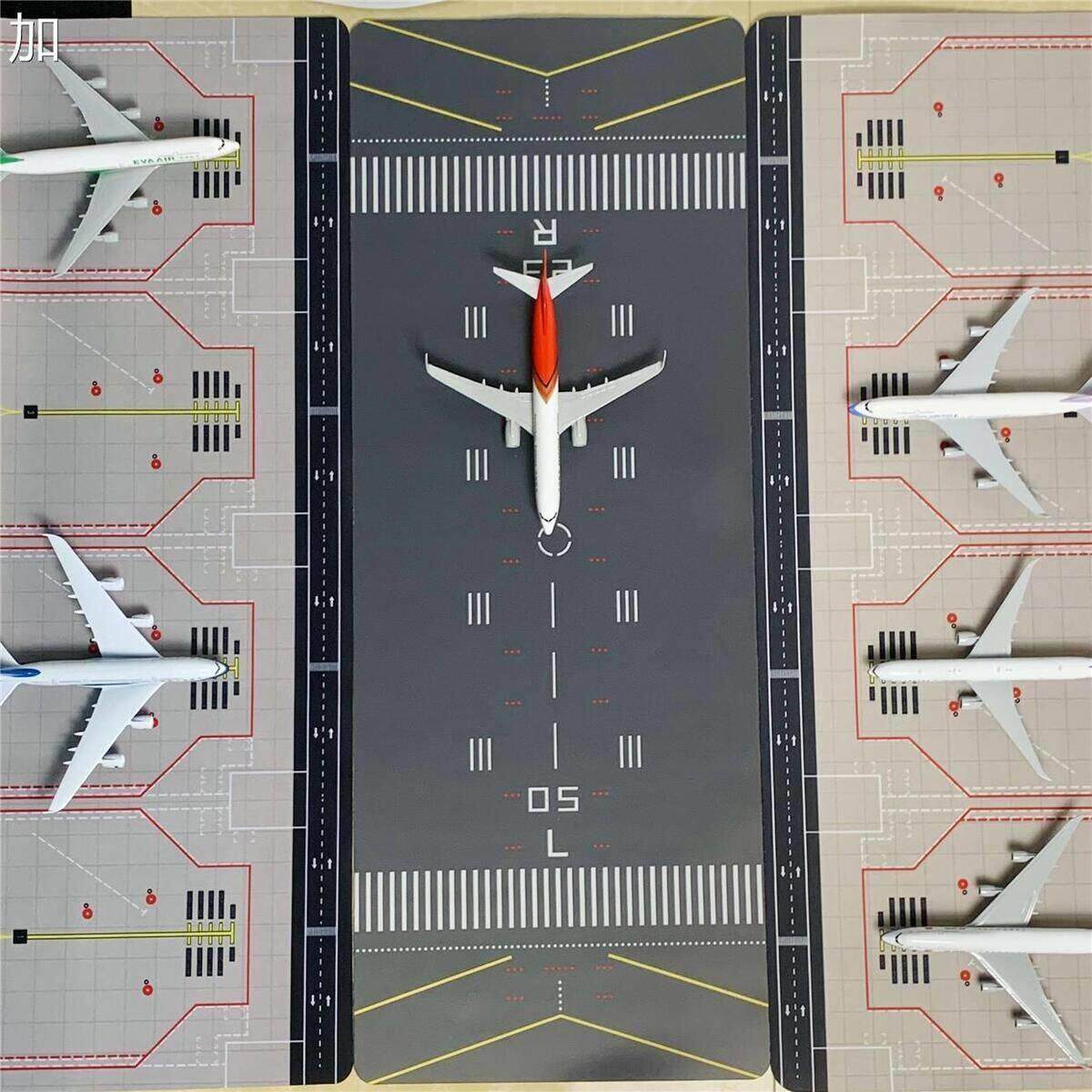 1:400飞机场模型20CM客机波音777南方航空380跑道停机坪沙盘场景