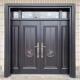 锌合金别墅大门覆合门进户门农村自建房庭院大门双门客厅入户门