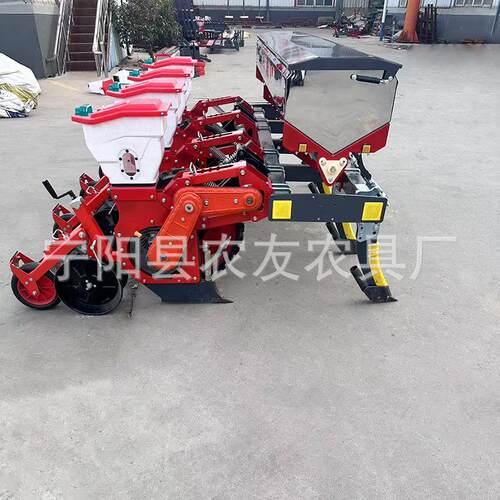4行仿形悬浮玉米精播机下种深度可调节行距可调高粱黄豆播种机
