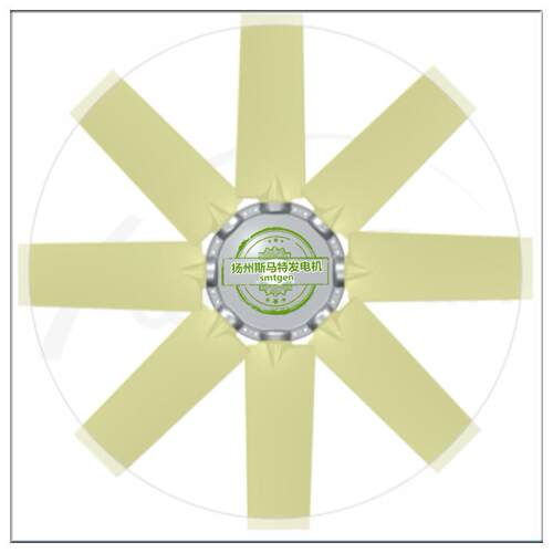 柴油发电机工程机械发动机风扇叶直径852mm 中间孔径98mm中间铝盘