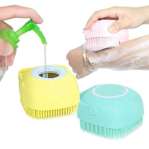 Bath Brush With Hook Soft Silicone Foot Brush Cleaning Mud D