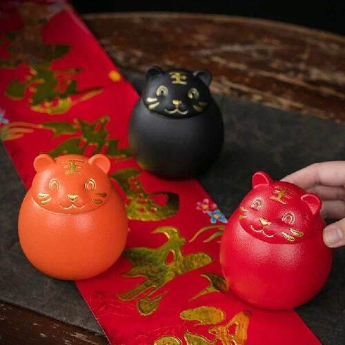Small Tiger Tea Pot Ceramic Sealed Pot Household Pu
