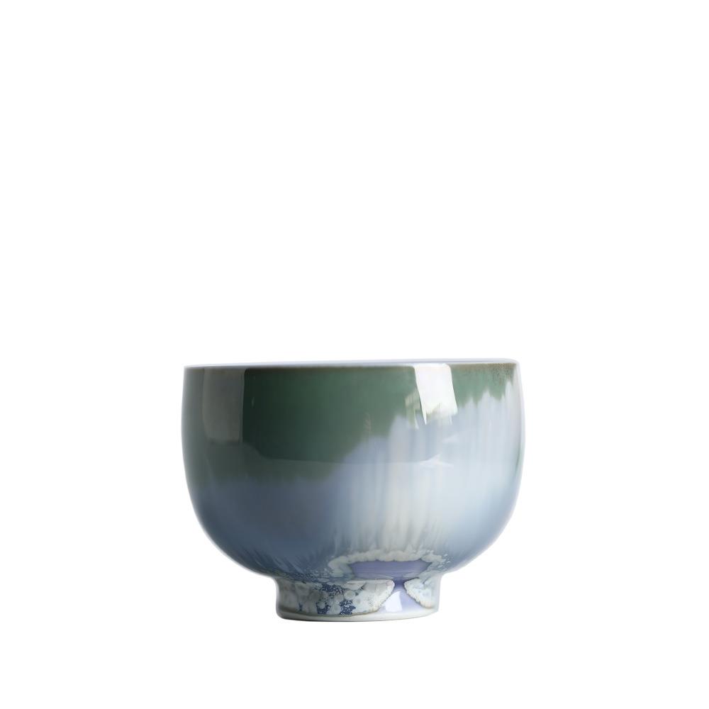 极光蓝窑变主人杯景德镇茶盏手作茶杯个人专用陶瓷茶具品茗杯单杯
