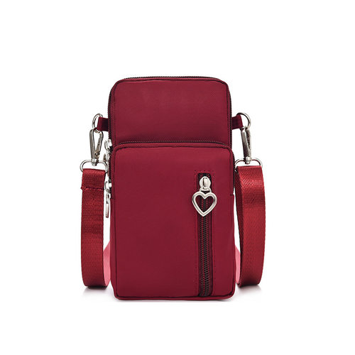 手机包老人用装手机斜挎包手机袋子挂脖手腕零钱包竖款迷你小包包