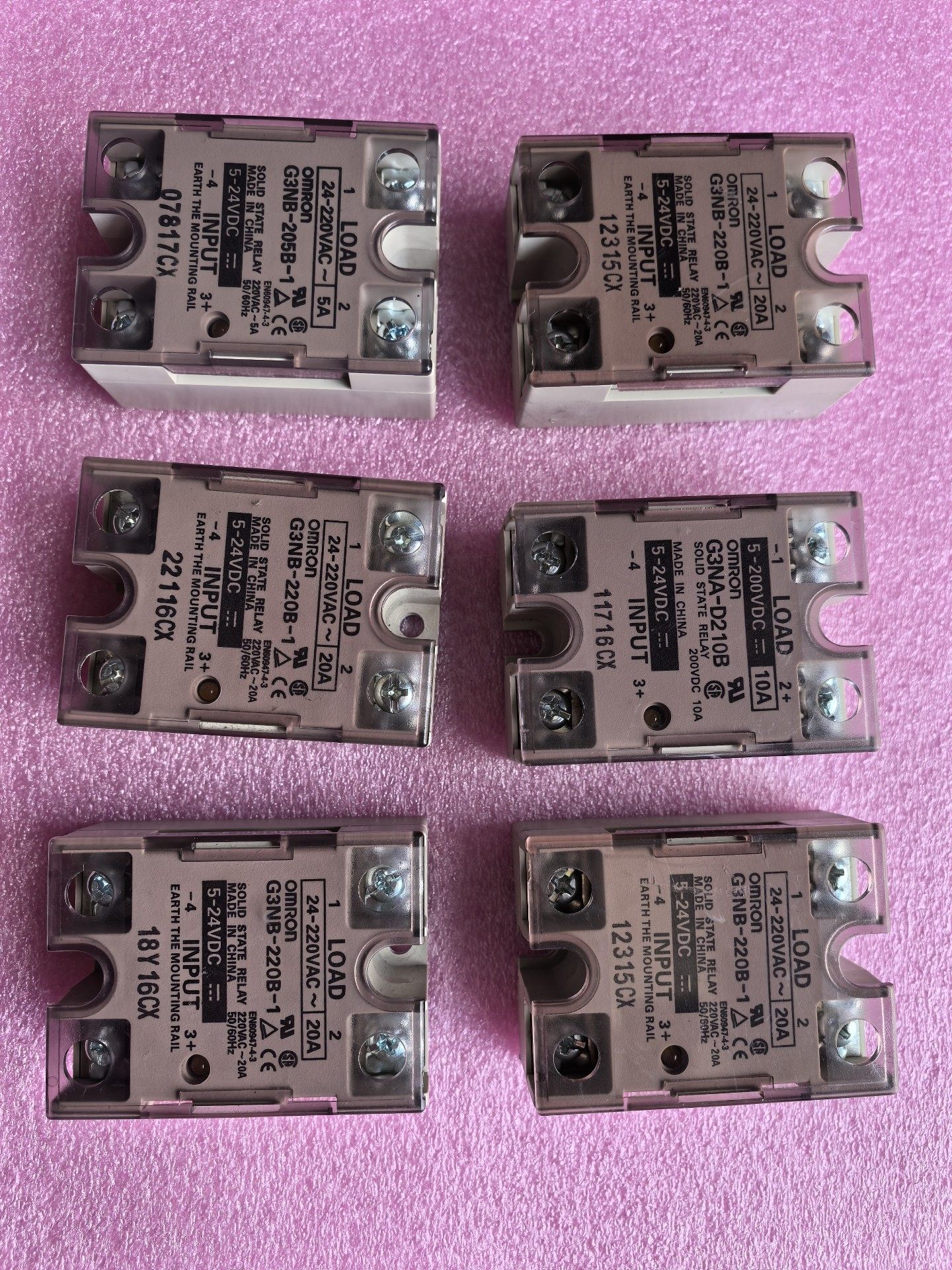 欧姆固态继电器  G3NB-205B-1 24-220VAC