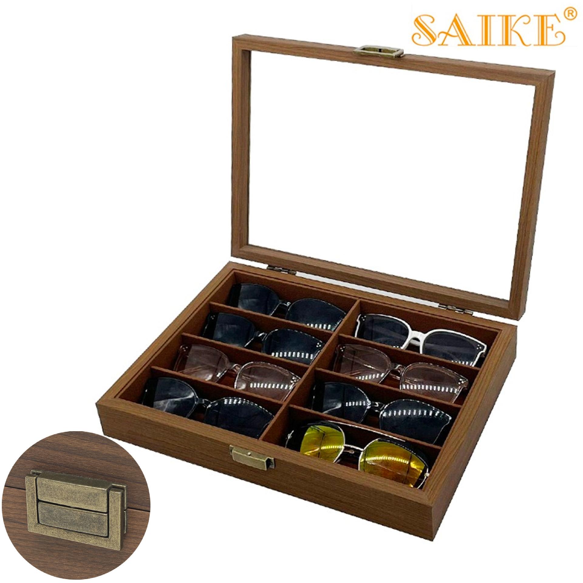 太阳镜复古胡桃木质眼镜首饰包装