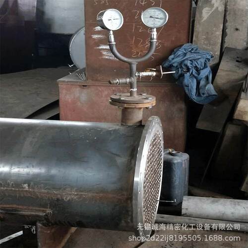 生产冷凝器冷却器水冷列管式蒸汽不锈钢冷凝器、壳管式冷凝器
