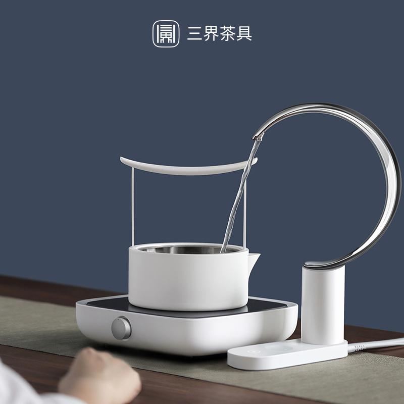 RKT4抽水器新月上水器桶装水电动吸加水器桌面台式电陶炉自动取水