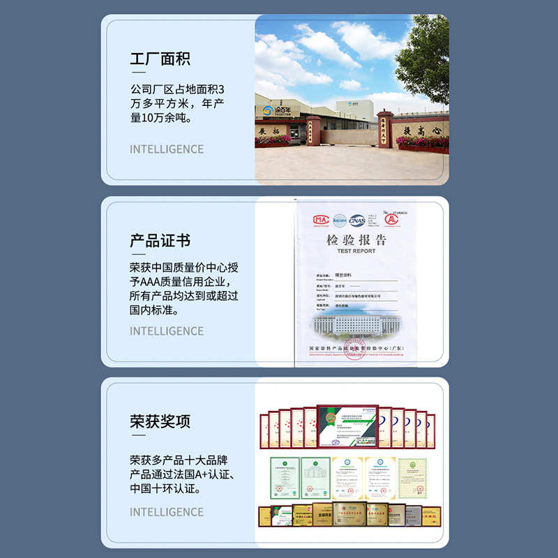 水性氟碳漆面漆2k耐候氟碳金属漆化工外墙漆可调色纳米氟碳漆厂家