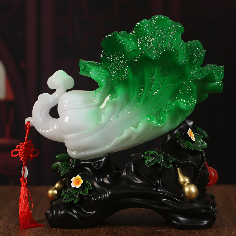 仿玉百财如意招财玉白菜摆件家居客厅酒柜装饰品乔迁开业礼品批发,节庆用品/礼品,储蓄罐,淘宝优惠券,粉丝福利购,淘宝优惠卷