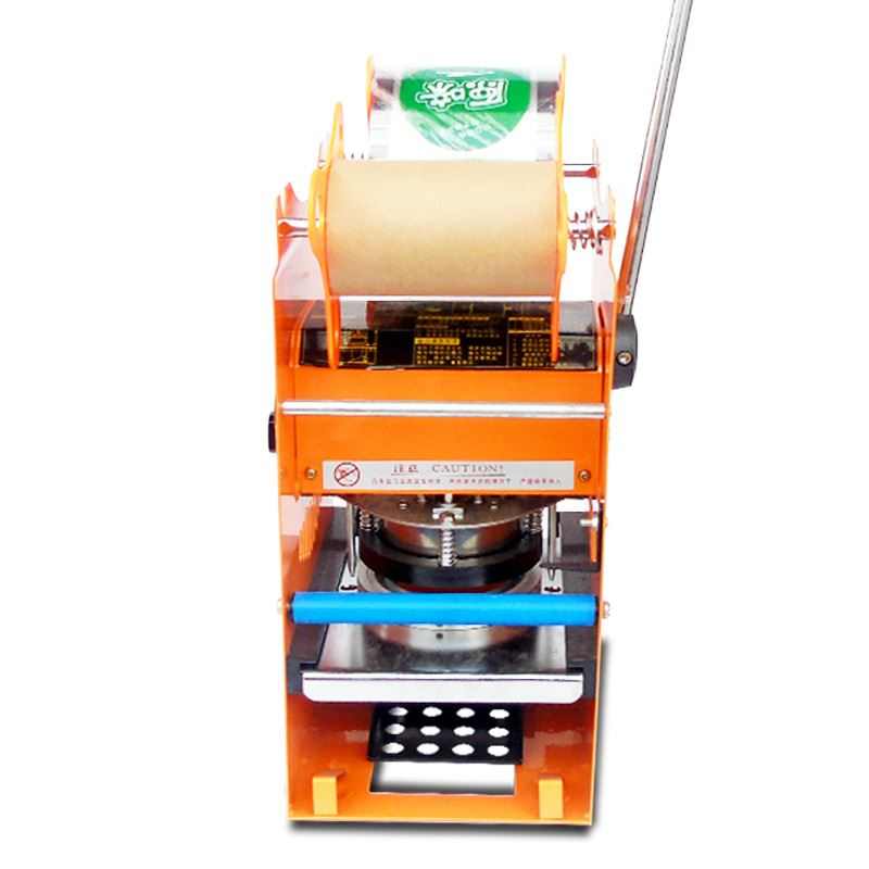 802D封口机奶茶豆浆手动封杯机高杯商用店专用设备包装机美成