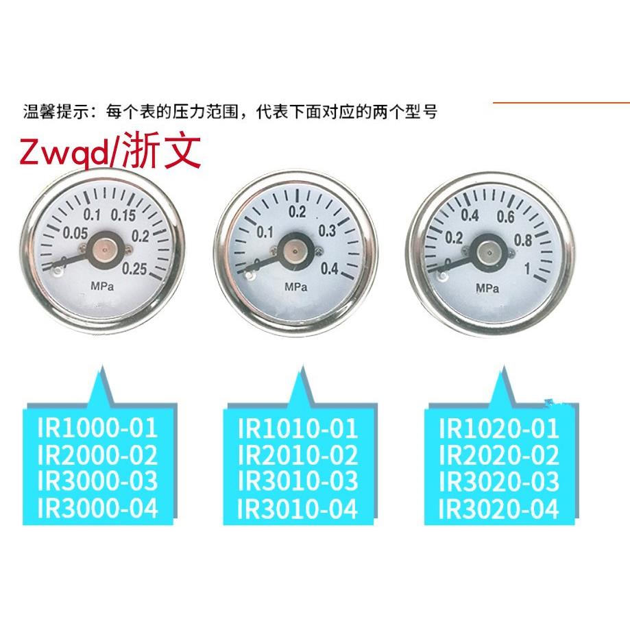 IR2020-02气体可调式精密减压阀IR2010气压调节调压阀IR2000-02BG