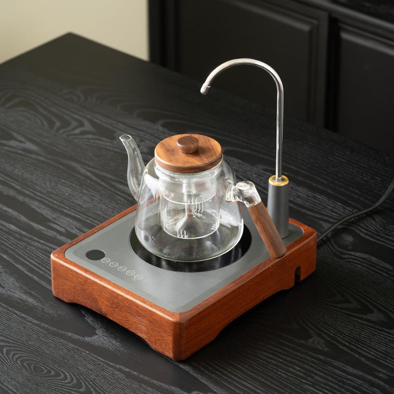 微可道电陶炉茶炉自动上水抽水加水泡茶煮茶器新型蒸煮一体玻璃壶