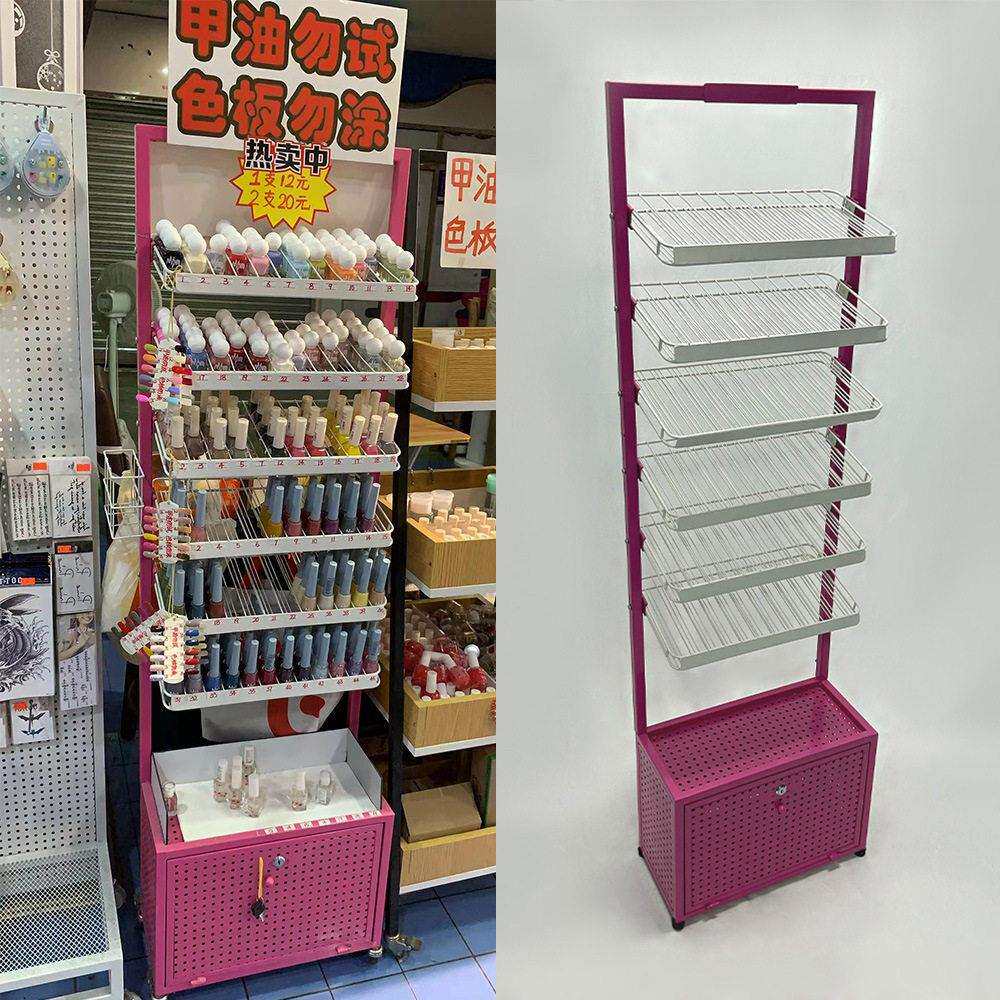 指甲油展示架美妆店美甲店