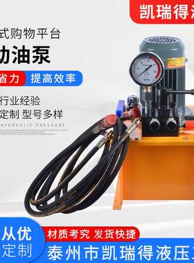 电动液压泵超高压液压泵站双向超高压电动泵站千斤顶液压泵