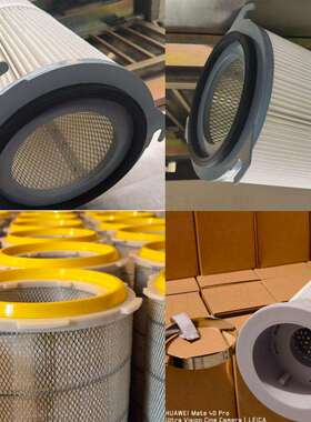 业除尘喷砂工抛丸机QKZ焊滤烟喷塑塑粉集尘器滤芯六筒耳快拆粉尘