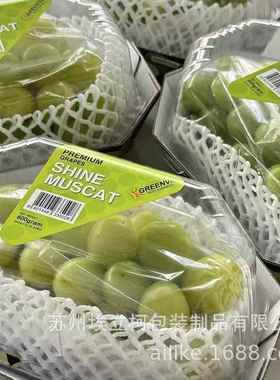 28*1双0层阳光玫瑰葡萄网白色套水果包装网折叠夏黑巨BAP峰包装袋