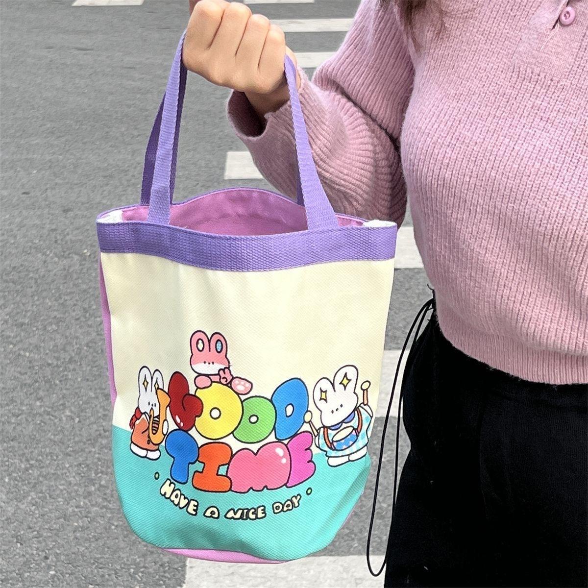 帆布包手提包手提袋水桶托特包