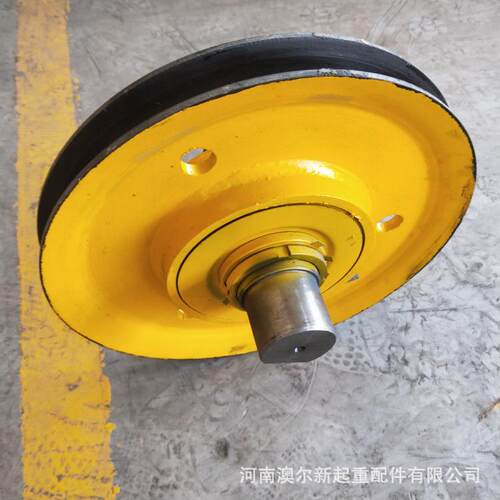 工非标起20t滑轮重行机滑轮组磨轧制滑轮组耐吊升降钢丝加绳滑轮