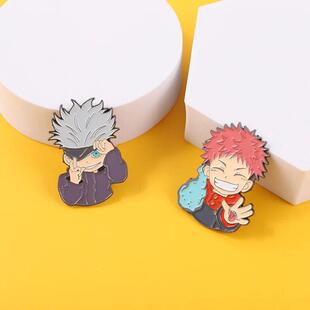 Anime Superpower Cartoon Badg Backpack Clothes Brooches Pins