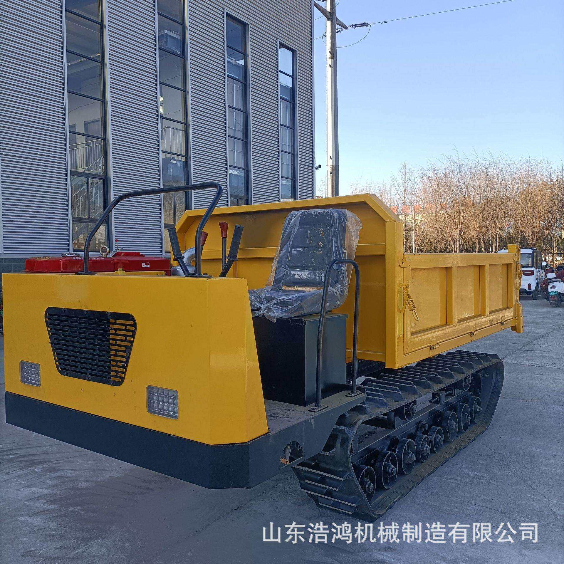 履带小型运输车丘陵地带履带搬运车 1吨2吨履带柴油爬山虎运输车