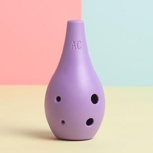 高档陶6孔a学c树脂中音入笛C调初学门六孔塑料防摔树胶埙儿童生乐