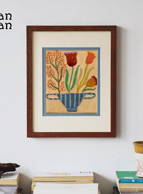 锦卉】旦旦艺术客厅装饰画轻奢高级感沙发背景墙挂画餐厅挂画