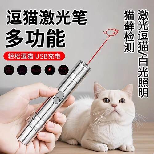 New Infrared Interactive Cat Toy - USB Rechargeable Laser Po