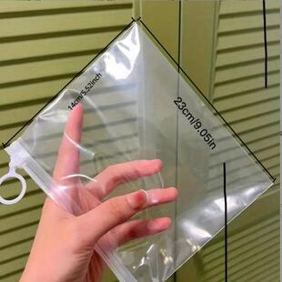 拼图收纳袋儿童玩具小颗粒卡片整理神器宝宝外出收纳包透明拉环袋