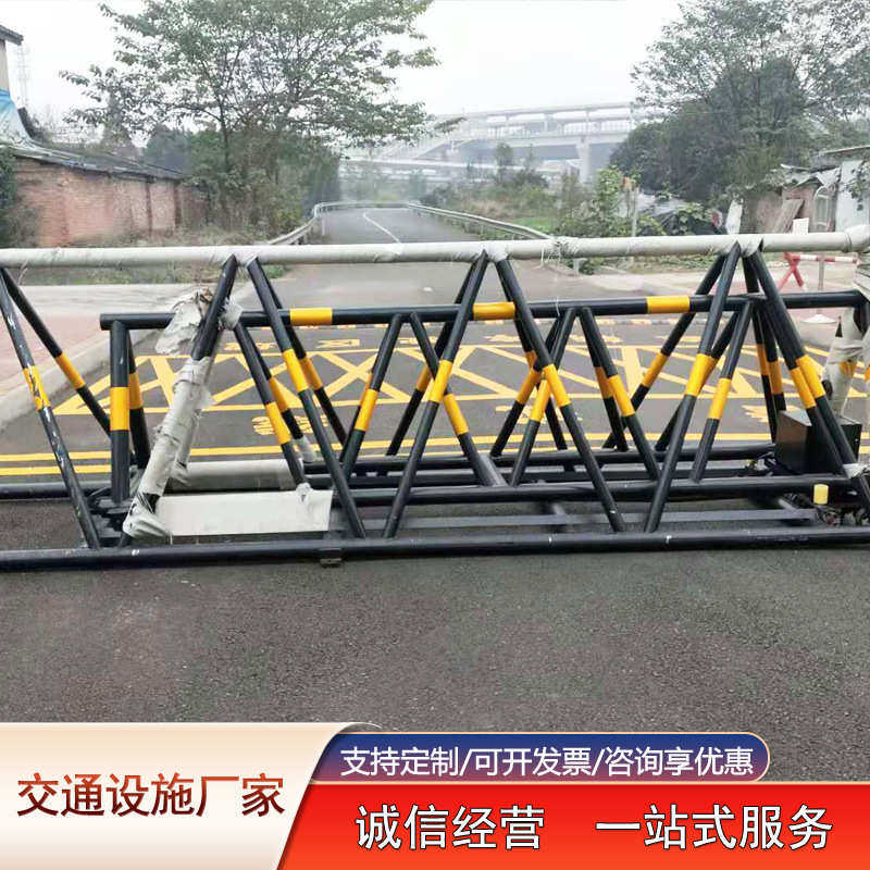 冲撞安全电动挡车拒马拒马护栏隔离带刺山西学校隔离移动路障防