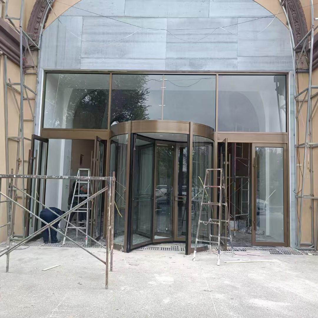 酒店商厦自动旋转门 两翼感应旋转门 自动感应门 酒店三翼旋转门