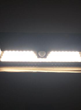 90led新款太阳能路灯户外庭院墙壁灯人体感应灯三功能