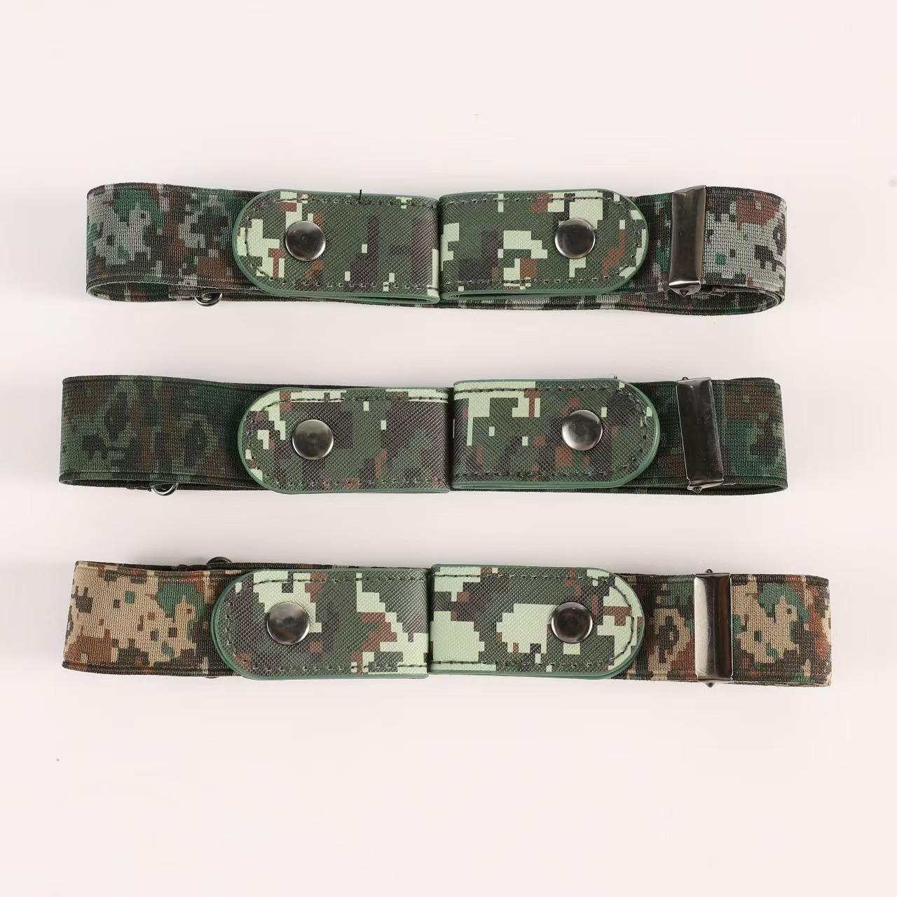 青少年初中生大学迷彩军训腰链