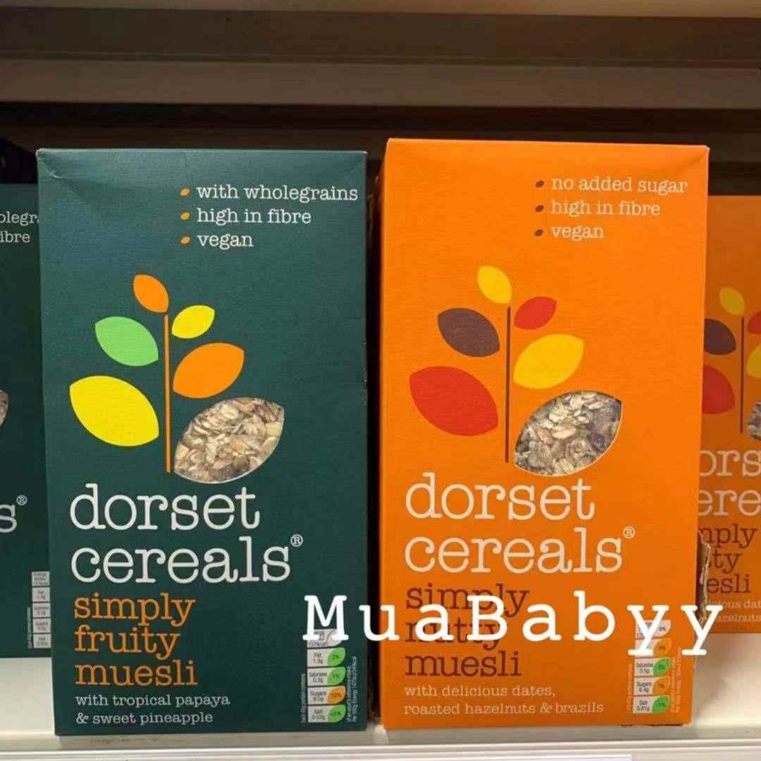 现货 英国Dorset Cereals多赛特谷物高纤维无糖干果麦片630g