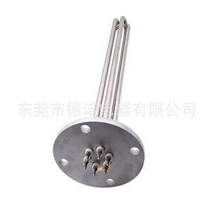 模温机大圆盘法兰加热管316不锈钢/蜗炉蒸汽炉水加热电热管