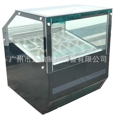 厂家供应 10盘意式雪糕柜 110V ice cream showcase 冰激凌展示柜